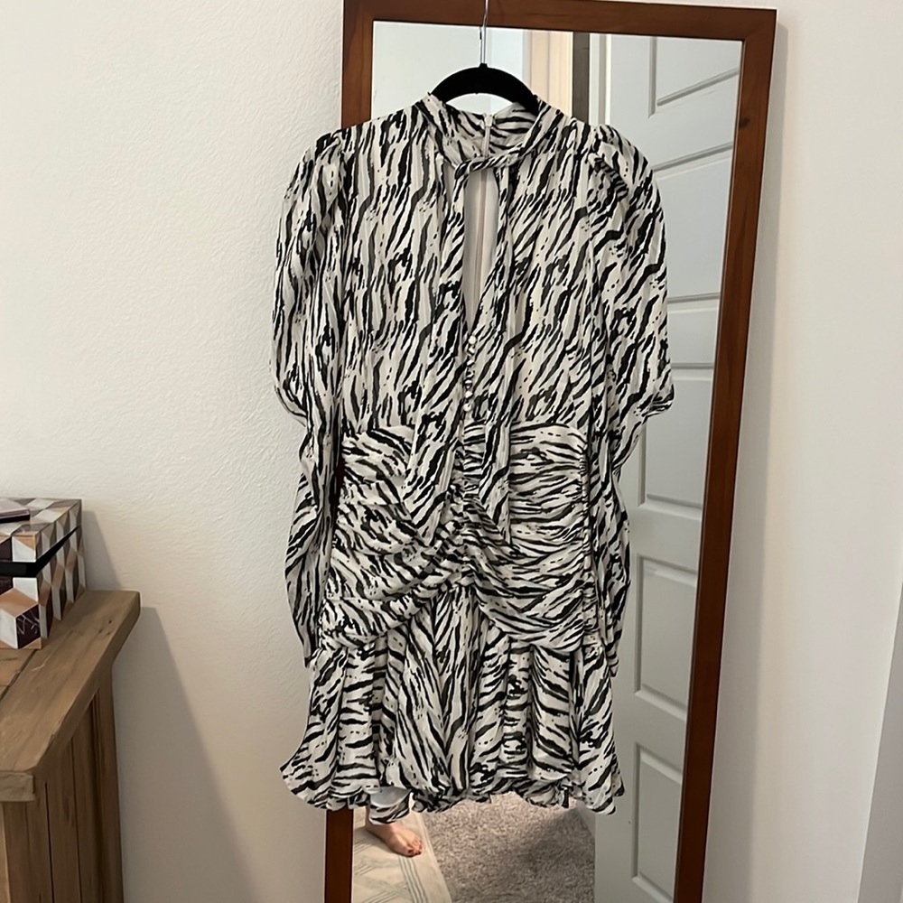 Bardot Zebra Print Dress